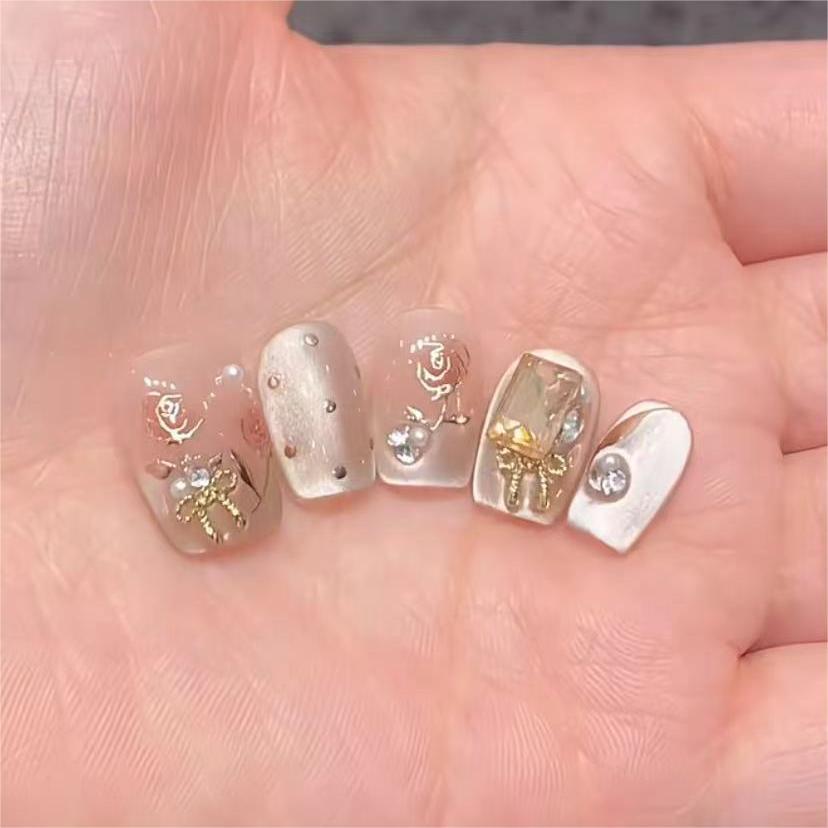 Handmade press on nails fake nails removable
