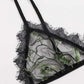 Sexy Lingerie Black Lace Sexy Sheer Mesh Embroidered Sexy Sleepwear