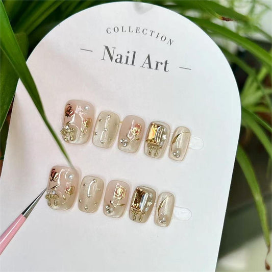 Handmade press on nails fake nails removable