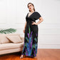 Bohemian Long Silk Dress