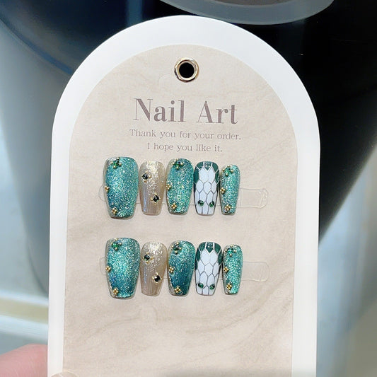 Handmade press on nails fake nails removable