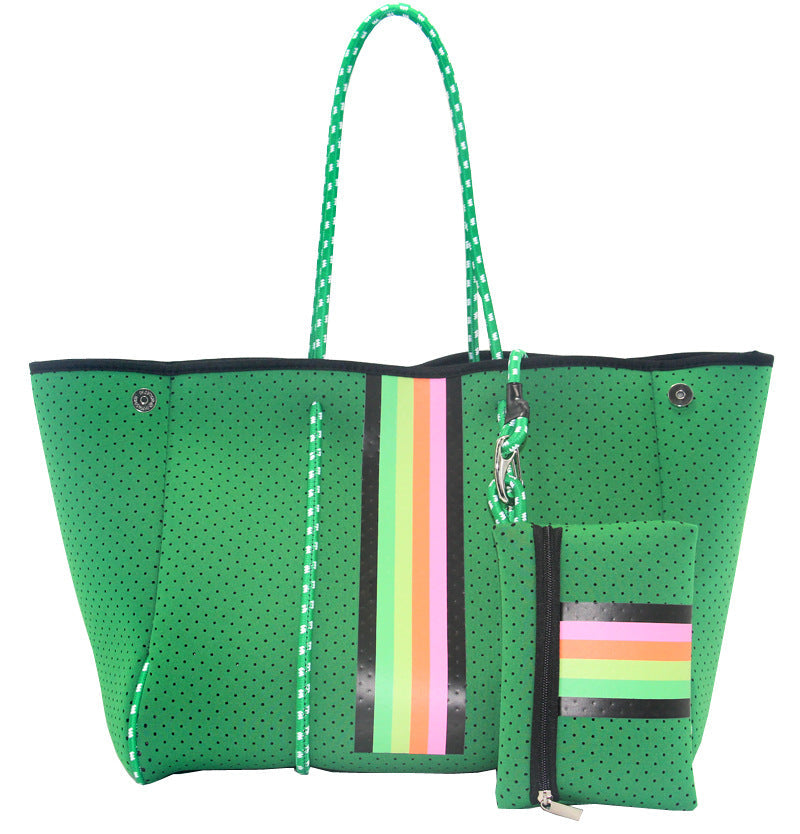 Neoprene Perforated Beach Bucket Bag