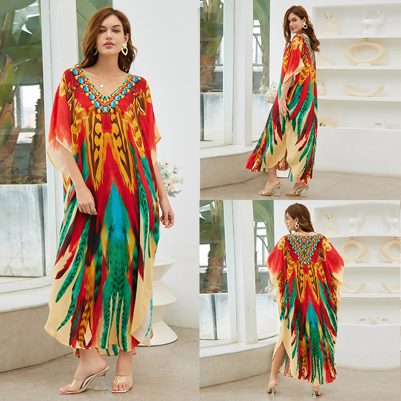 Cover up Vacation Maxi Dress
