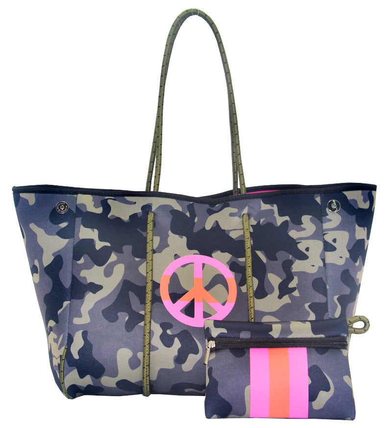 Neoprene Perforated Beach Bucket Bag