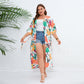 Casual Vacation Sun Protection Clothing Bohemian Loose Printed Beach Shawl