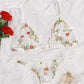 Sexy Lingerie Mesh See-through Lace Sexy Three-Point Sexy Sleepwear
