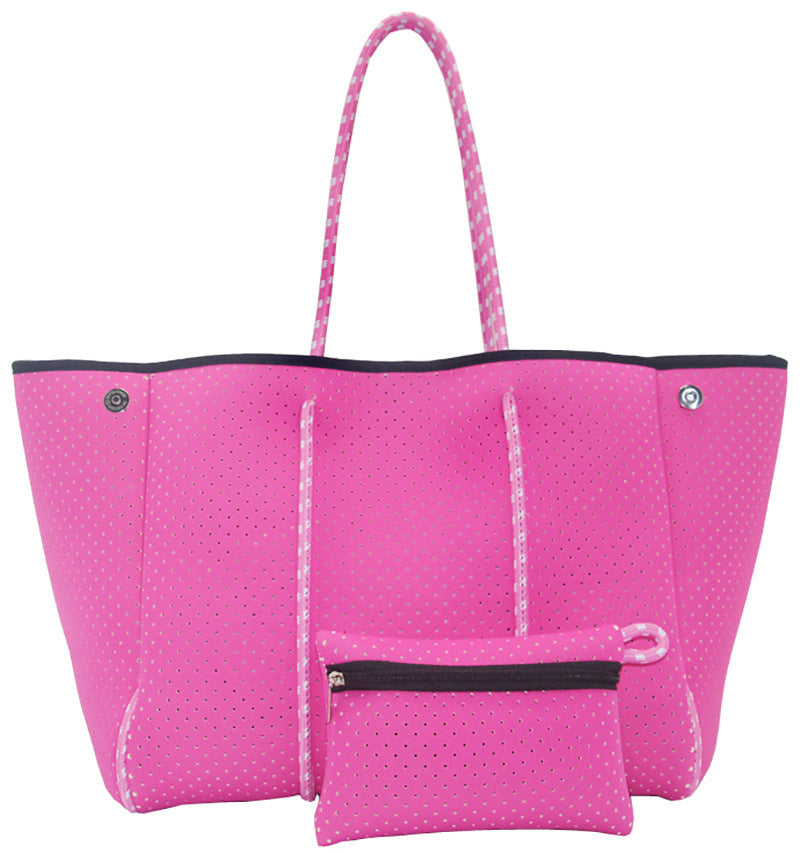 Neoprene Perforated Beach Bucket Bag