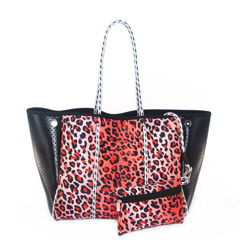 Neoprene Perforated Beach Bucket Bag