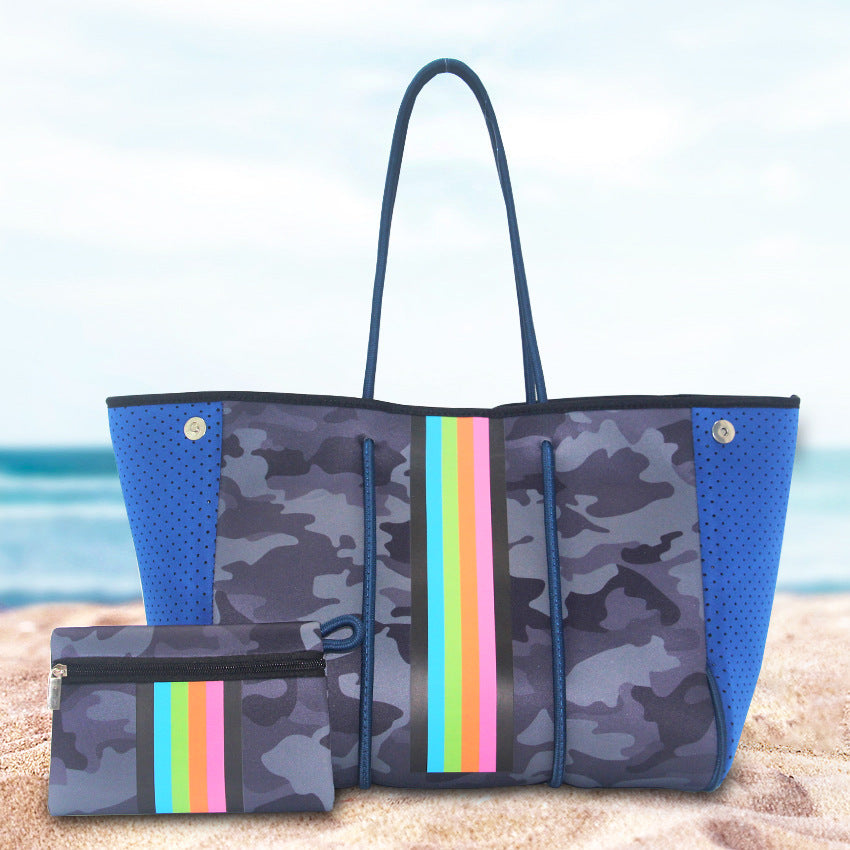 Neoprene Perforated Beach Bucket Bag