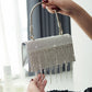 GlitteringTassel Rhinestone Small Square Bag