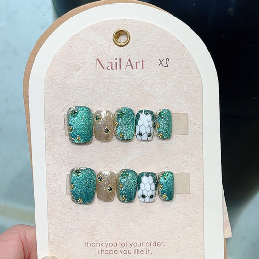 Handmade press on nails fake nails removable