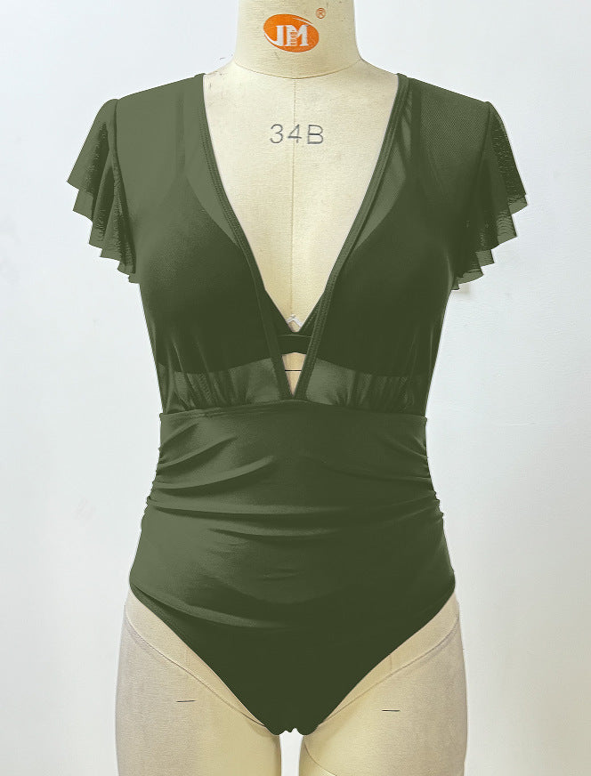 Triangle One Piece Swimsuit