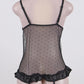 Floral See-Through Babydoll