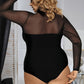 Black Long Sleeve Teddy With Yarn