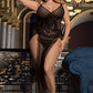 Black lace elegant babydoll