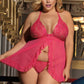 Sheer Mesh Babydoll