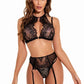 Harnessed in Lace Bra Set