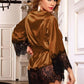 Bedroom Eyes Satin Robe