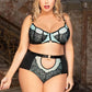 Romantic High Waisted Lace Bra Set