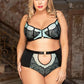 Romantic High Waisted Lace Bra Set