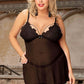 Eli Embroidered Babydoll Set
