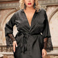 Bedroom Eyes Satin Robe