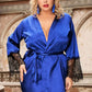 Bedroom Eyes Satin Robe