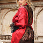 Bedroom Eyes Satin Robe
