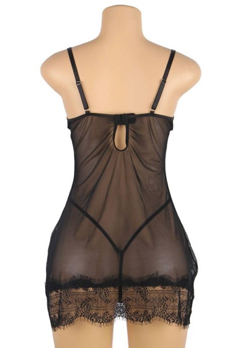 Flirty Black Babydoll Set