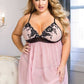 Fiercely Floral Babydoll Set