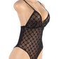 Plus Size Naughty List Deep Plunge Teddy