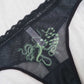 Obsidian Jade Snakes Thong
