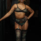 Obsidian Jade Snakes Bralette