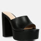 Shuri Open Toe High Block Heel Sandals