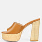 Shuri Open Toe High Block Heel Sandals