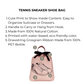 Tennis Sneaker Shoe Bag, Pink/Blush