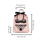 Polkadot Lingerie Travel Bag, Pink/Blush
