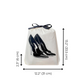 High Heel Pumps Shoe Bag, Cream