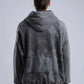 Oversized Art Print Zip-Up Hoodie - Vintage Washed Full-Zip Sweatshirt