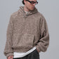 Oversized Bouclé Hoodie
