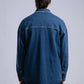 Oversized Distressed Denim Shirt - Unisex Button-Up Jacket