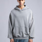 Oversized Distressed Hoodie with 'CATCH' Hood Graphic
