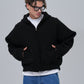 Oversized Sherpa Zip-Up Hoodie – Unisex Streetwear Comfort