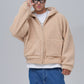 Oversized Sherpa Zip-Up Hoodie – Unisex Streetwear Comfort