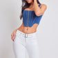 Women's Belted Flare Jeans