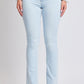 Women's Belted Flare Jeans