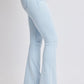 Women's Belted Flare Jeans