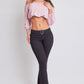 Women's Belted Flare Jeans