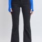 Women's Belted Flare Jeans