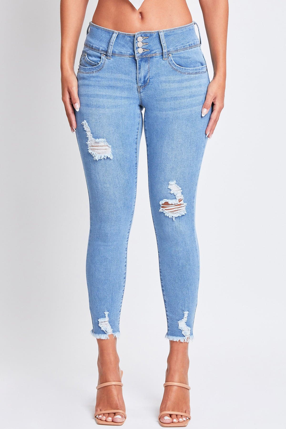 WannaBettaButt Ankle Jeans